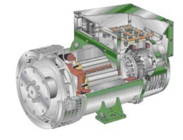 槐荫发电机内部结构图